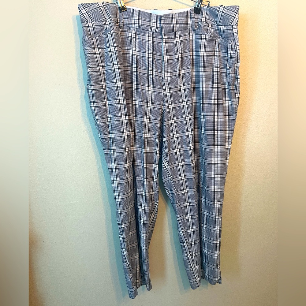 AVA VIV plaid dress pants size 17